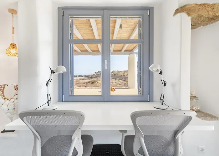 Seaside 5bdr Bliss In Mykonos * Merchia Beach