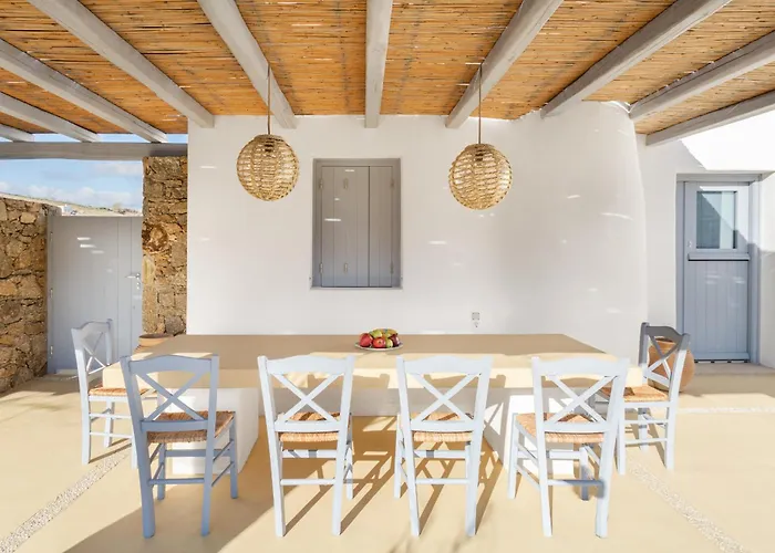 Seaside 5bdr Bliss In Mykonos * Merchia Beach